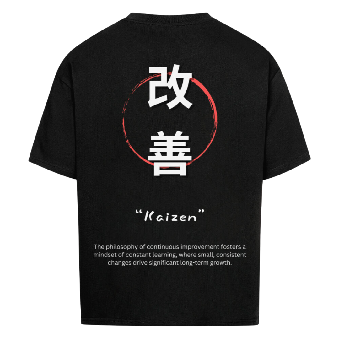 KAIZEN Oversized T-Shirt Schwarz