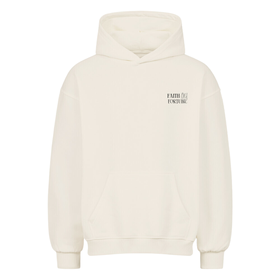SINGLE STEP Oversized Hoodie Beige