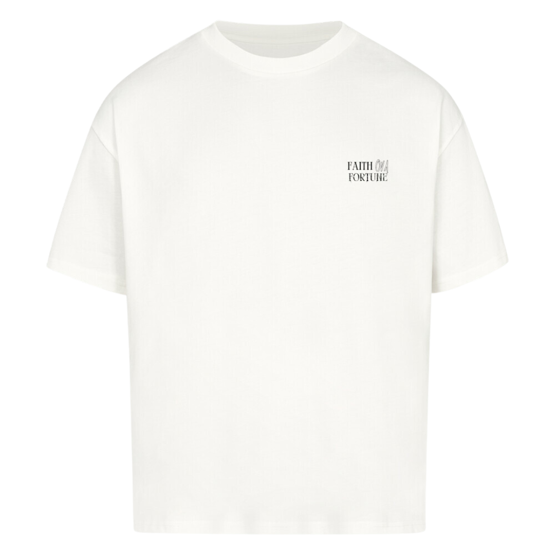 SINGLE STEP Oversized T-Shirt Weiß