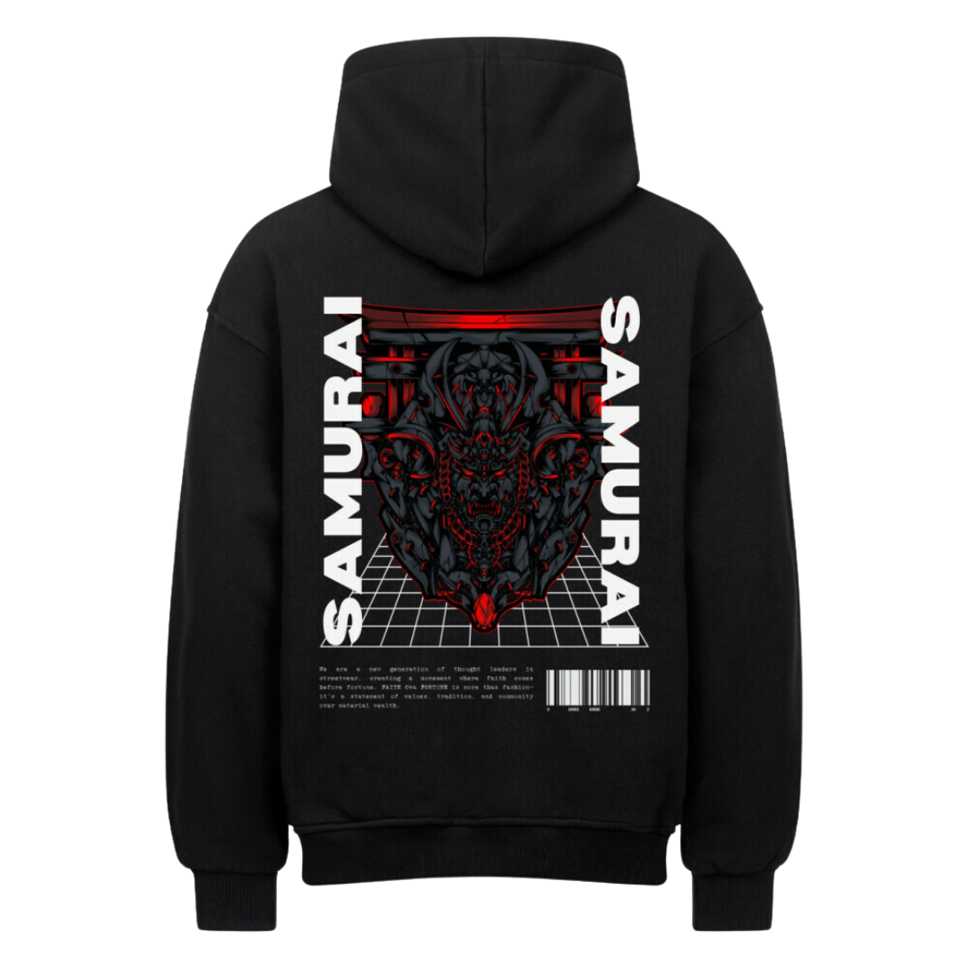 SAMURAI  Oversized Hoodie Black