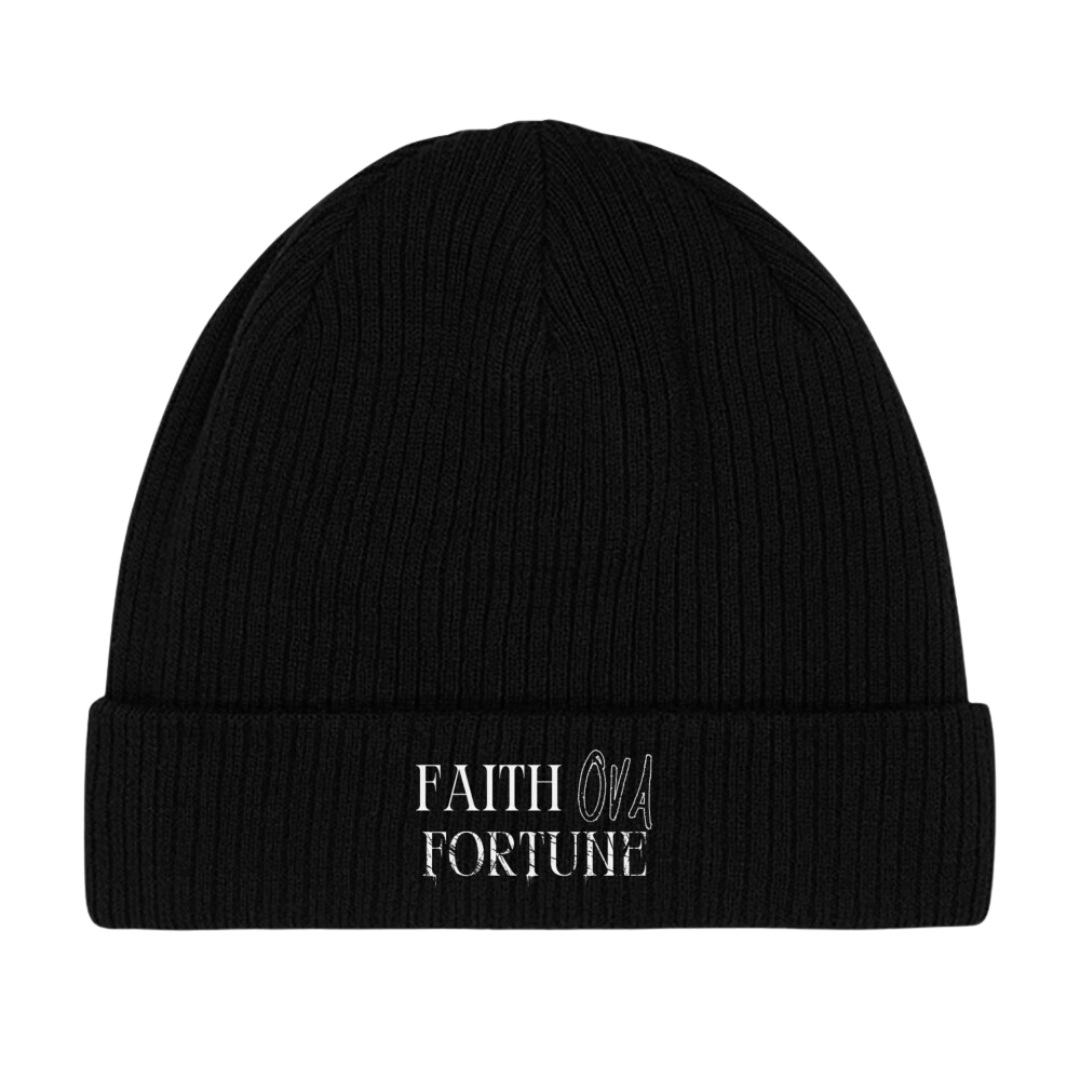 Essence of Faith - Beanie Schwarz