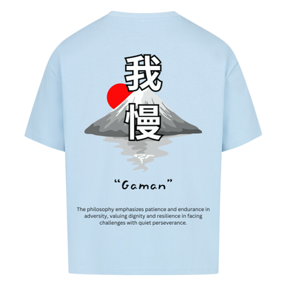 GAMAN Oversized T-Shirt Babyblau
