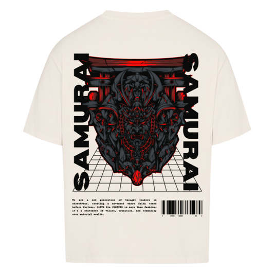 SAMURAI  Oversized T-Shirt Beige