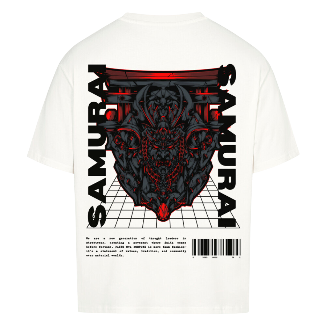 SAMURAI  Oversized T-Shirt White