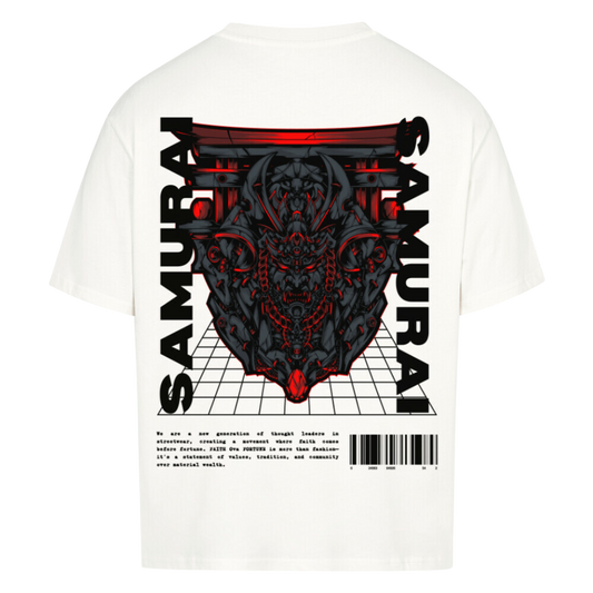 SAMURAI  Oversized T-Shirt White