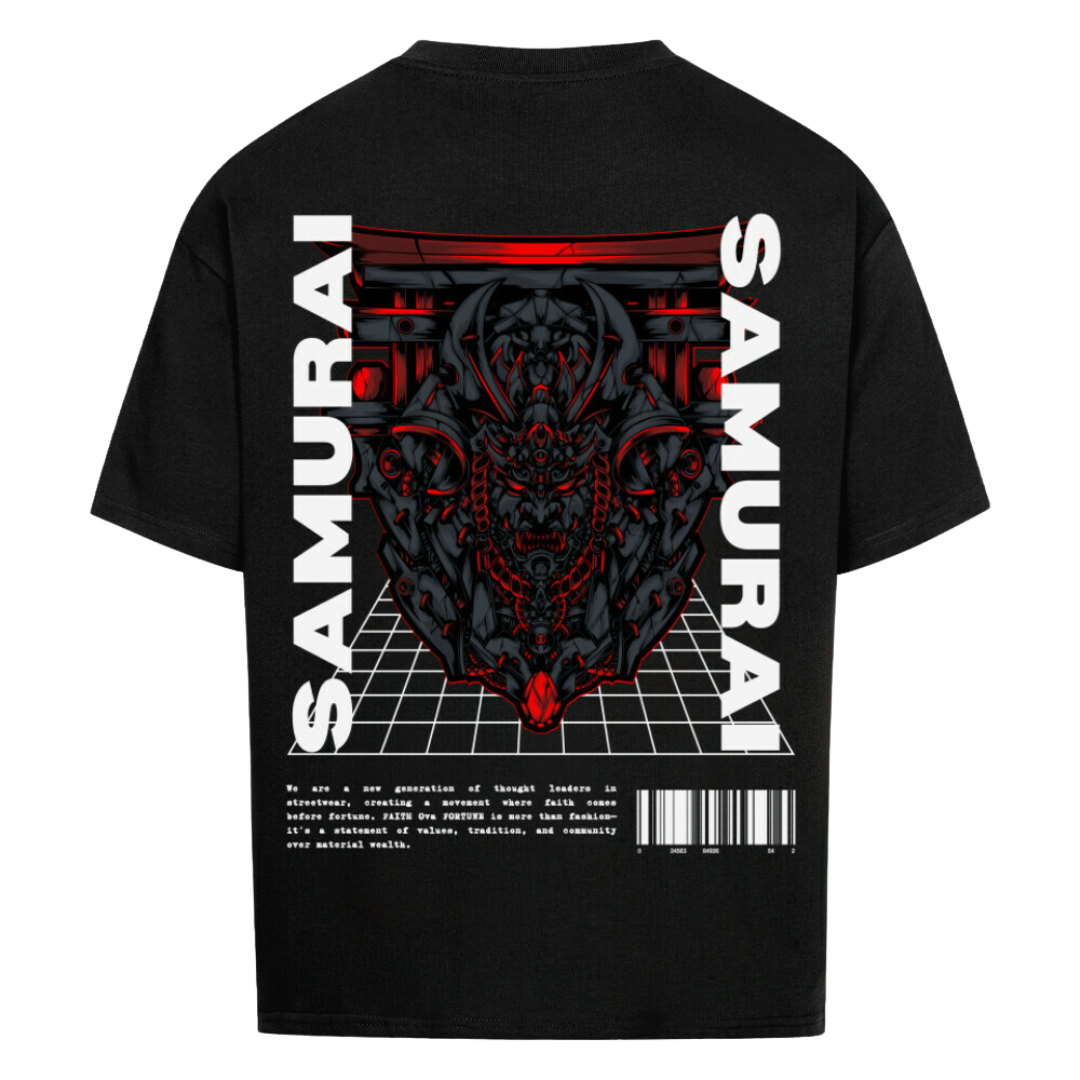 SAMURAI  Oversized T-Shirt Black