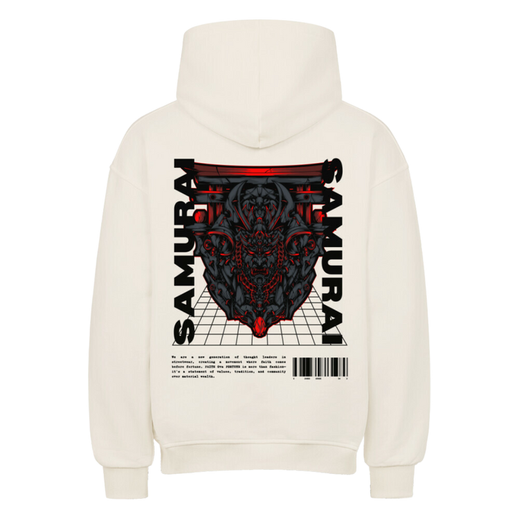 SAMURAI  Oversized Hoodie Beige