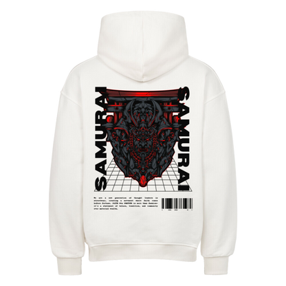 SAMURAI  Oversized Hoodie White