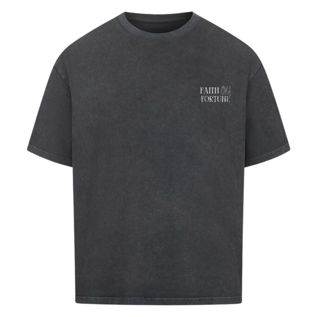 SAMURAI  Oversized T-Shirt Washed Black