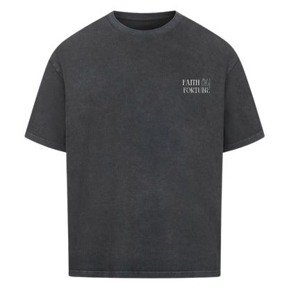 SAMURAI  Oversized T-Shirt Washed Black