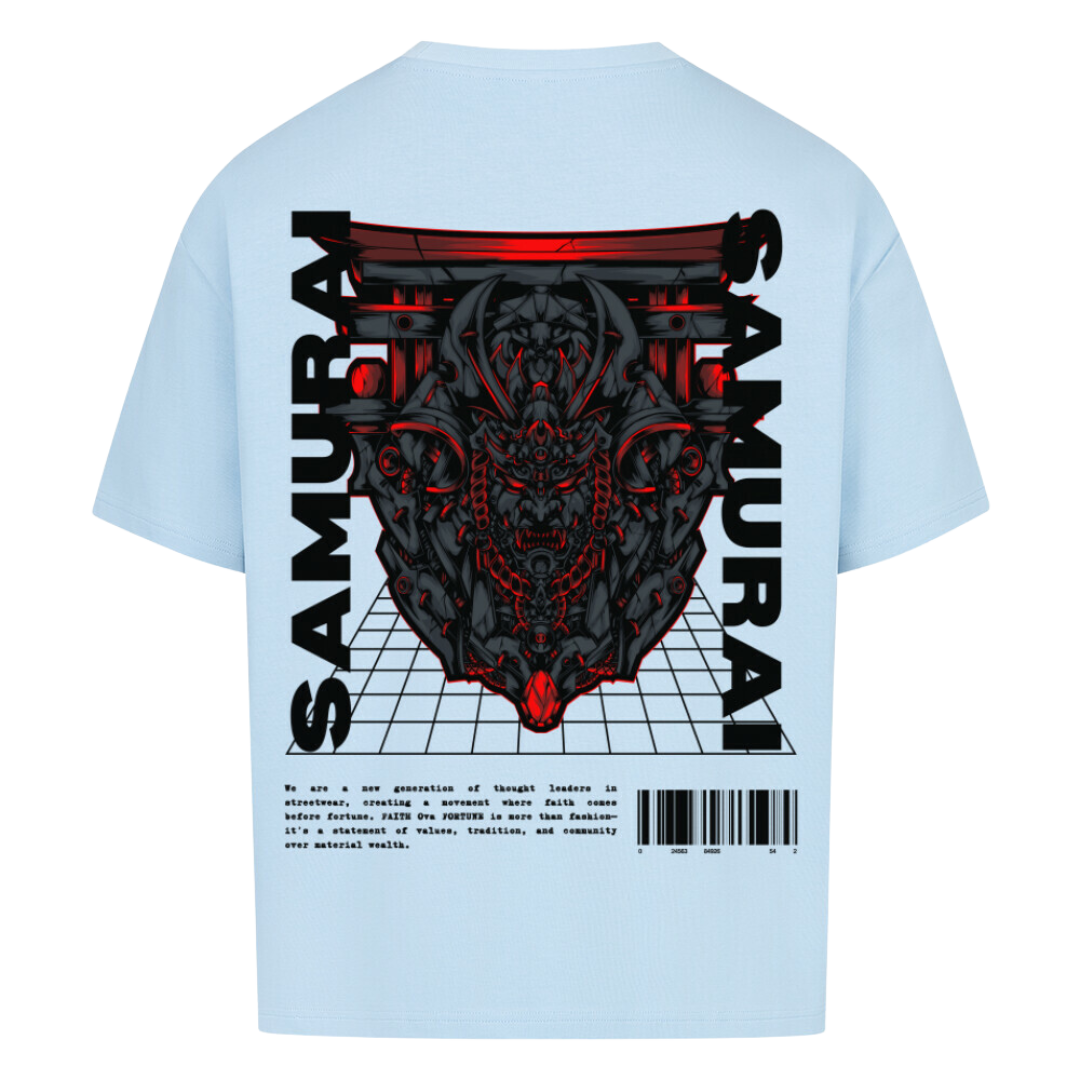 SAMURAI  Oversized T-Shirt Baby Blue
