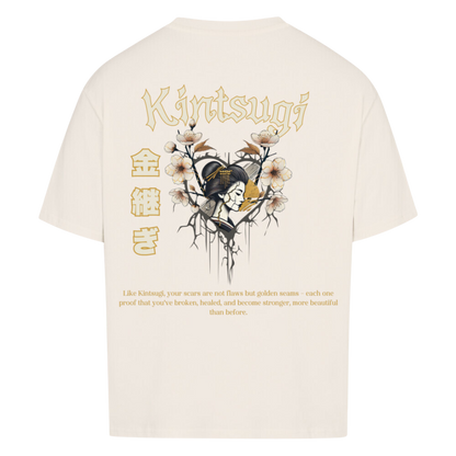 KINTSUGI Oversized T-Shirt Beige