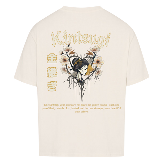 KINTSUGI Oversized T-Shirt Beige