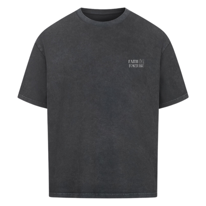 EPHEMERAL Oversized T-Shirt Washed Black