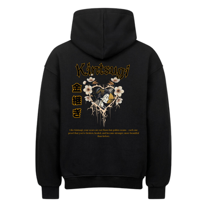 KINTSUGI Oversized Hoodie Schwarz