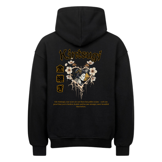 KINTSUGI Oversized Hoodie Schwarz