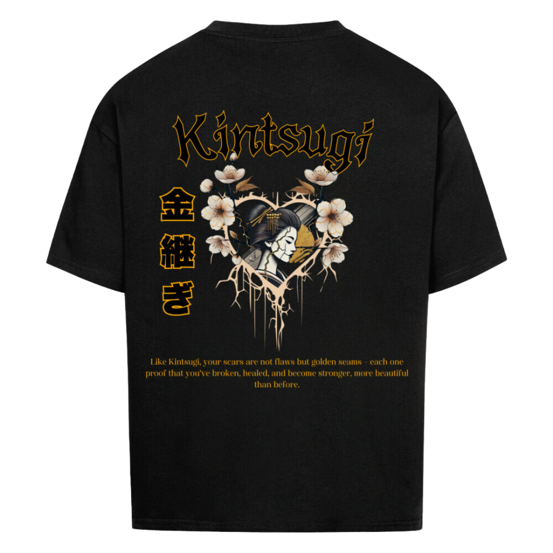 KINTSUGI Oversized T-Shirt Black