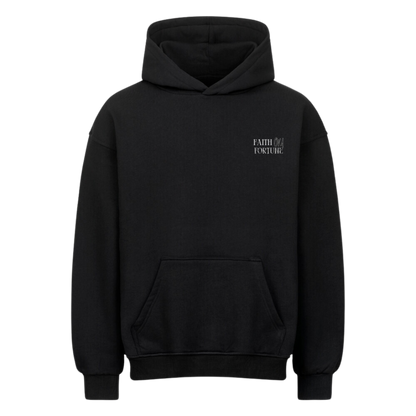 SINGLE STEP Oversized Hoodie Schwarz