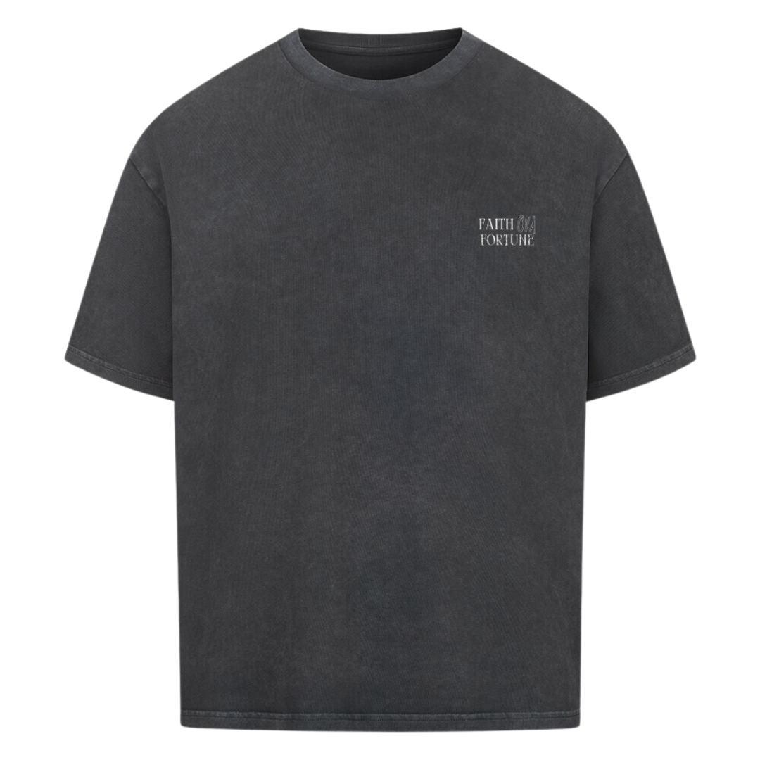 KINTSUGI Oversized T-Shirt Washed Black