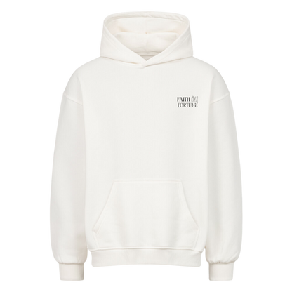 SINGLE STEP Oversized Hoodie Weiß