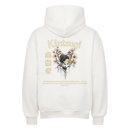 KINTSUGI Oversized Hoodie Weiß
