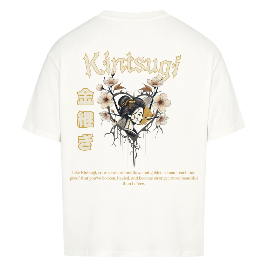 KINTSUGI Oversized T-Shirt Weiß