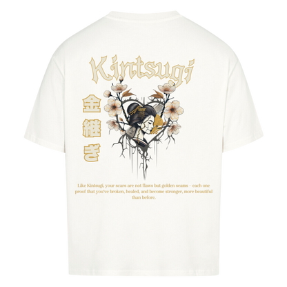 KINTSUGI Oversized T-Shirt Weiß