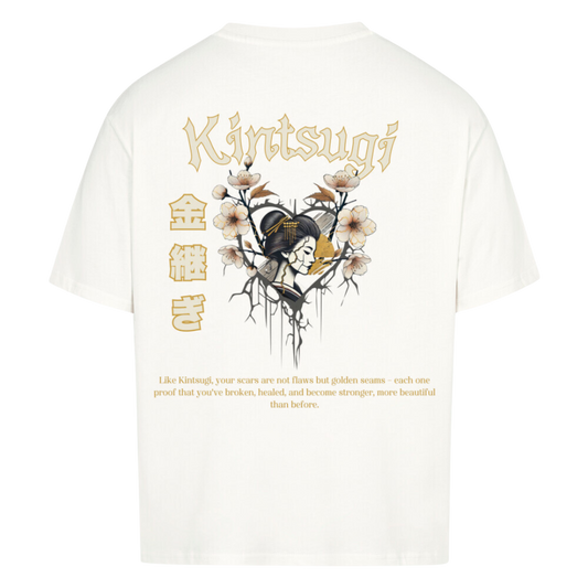 KINTSUGI Oversized T-Shirt Weiß